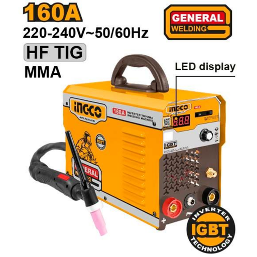 [ING-TIG1601] INGCO Inverter TIG/MMA welding machine 160A