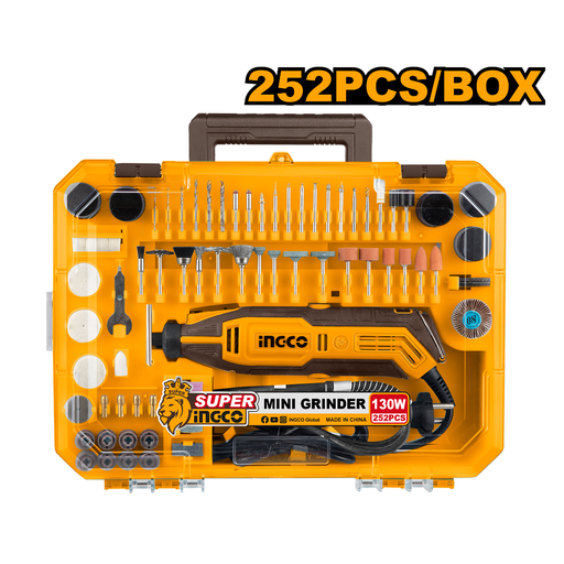 [MG133281] INGCO Mini Grinder With 252 Pcs accessories