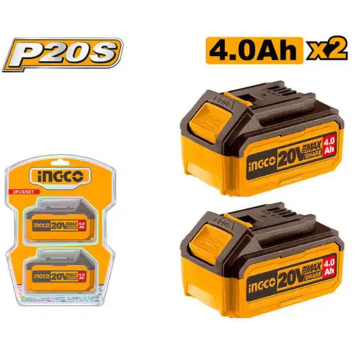 [COSLI240312] INGCO P20S Lithium-Ion battery kit 4.0Ah