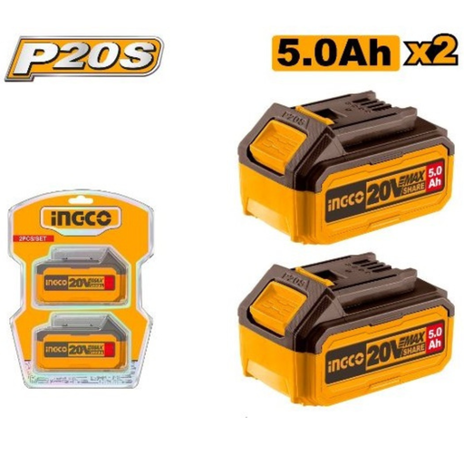 [COSLI240464] INGCO P20S Lithium-Ion battery kit 5.0Ah