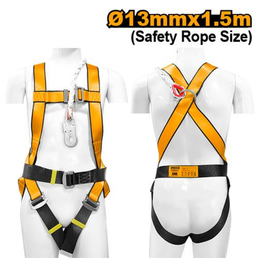 [HSH501502] INGCO Safety harness 13mm x 1.5m