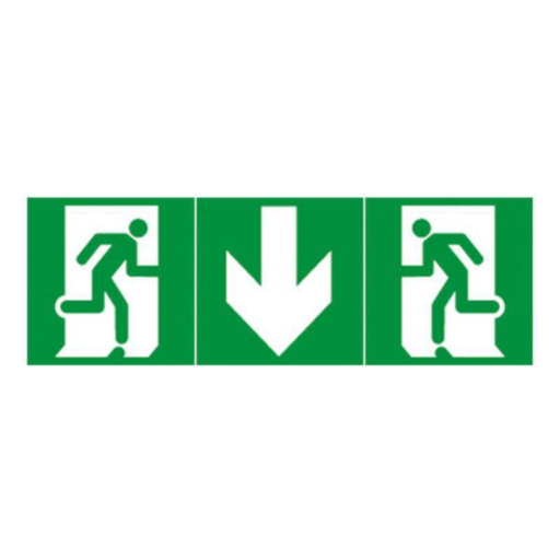 [061200] LEGRAND Adhesive evacuation label for BAES: down arrow