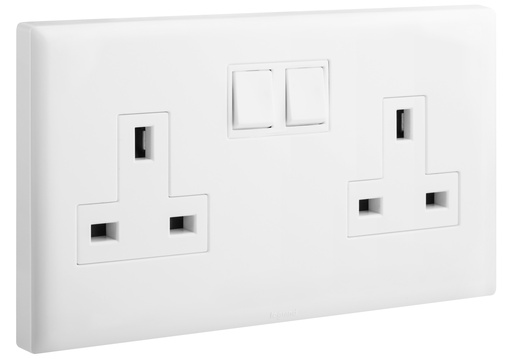 [618046] LEGRAND ELOE Switched Socket British Standard single pole 2g 