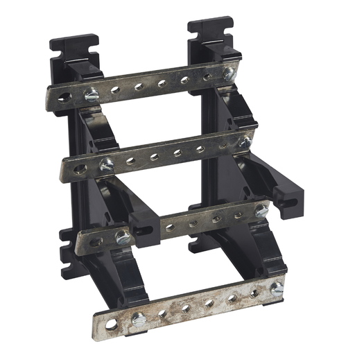 [037435] LEGRAND Power distribution block - stepped for lugs - 250 A - 4 bars 25 x 4 mm