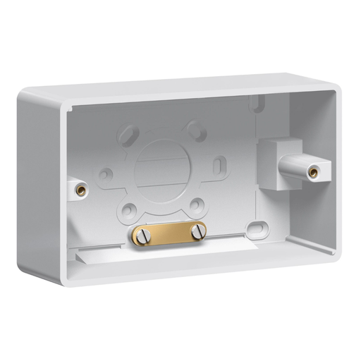 [736411] LEGRAND Synergy™ Surface mounting box - 2 gang - 50 mm deep with cable grip - Plastic