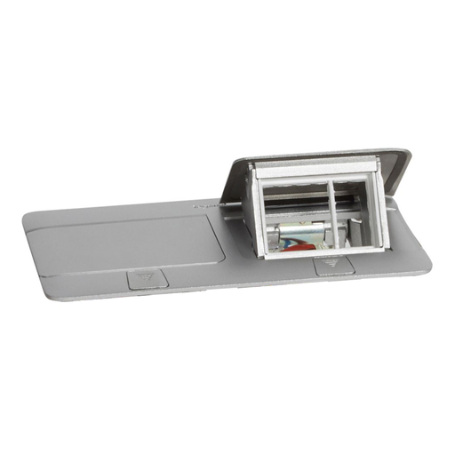 [054012] LEGRAND Pop up 2x3 modules to be equipped - matt aluminium finish