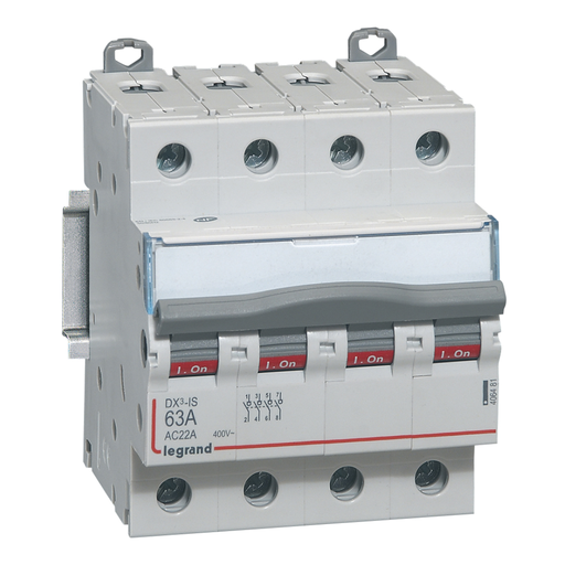 [406481] LEGRAND Isolateur 63a 4Pole 4mod Dx3  