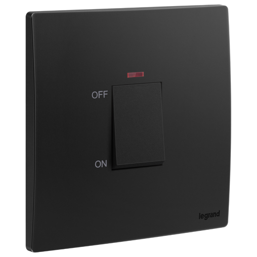 [281070mb] LEGRAND Mallia sense switch 45a dp +neon matt black