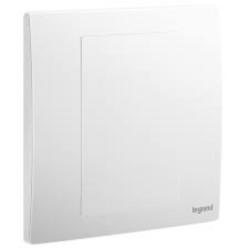 [281190mw] LEGRAND Mallia Senses balnk plate 1g matt white