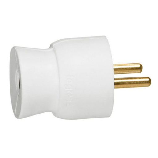[050415] LEGRAND  Plug 2p+t 10/16a blanc sortie droite