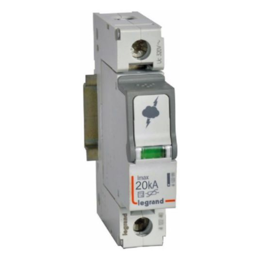 [412220]  LEGRAND Surge Protector 1p 20ka T2 1mod 