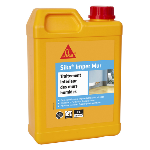 SIKA Imper Mur 2L Résine pour murs intérieurs humides