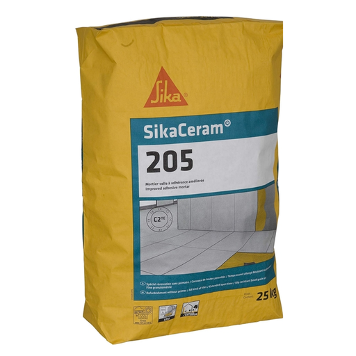 SIKA SikaCeram 205 (White) - C2ET - Tiles adhesive pocket 20KG