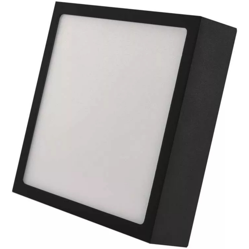 [ZM6353] EMOS Lamp Led Saillie Carre 28.5W Cct 2700Lm Sand Black Colour 300X300X42Mm Nexxo