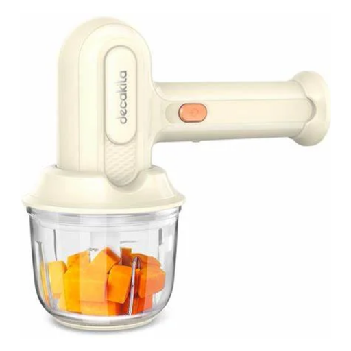 [KMMX019W] DECAKILA Cordless Hand Mixer With Glass Bowl White 25W