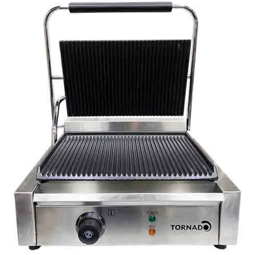 [DG-811ER] TORNADO Electric Contact Grill (Ribbed)