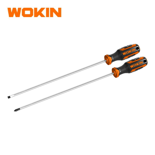 [W200902] WOKIN Extra-Long Screwdriver Set 2pcs