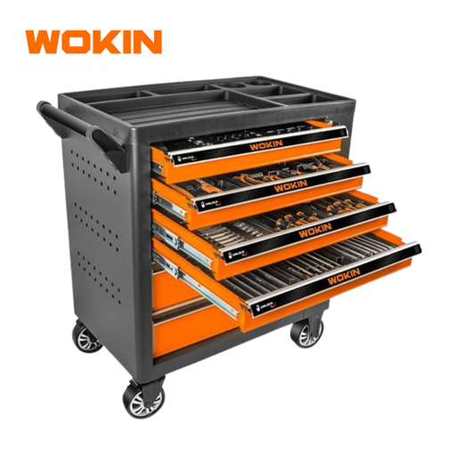 [W901510] WOKIN 163pcs Roller Cabinet Tools set