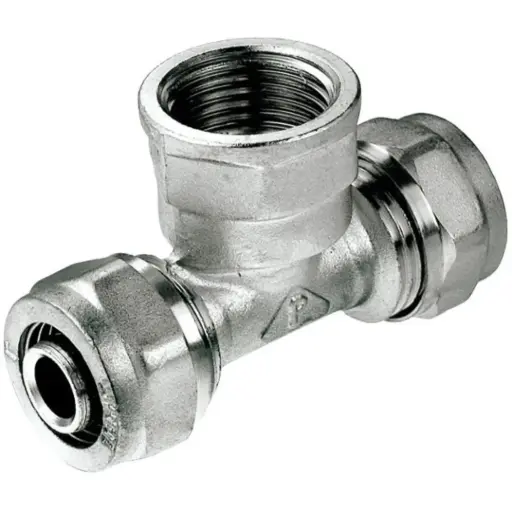 EASYFIT Pex Compression Fitting Tee Female 12 16 X 1/2''