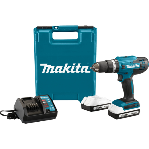 [PMKCT-HP488D002] MAKITA Cordless Hammer Driver Drill For 18V Li-Ion 13Mm 2X1.5Ah 1Xcharger Set