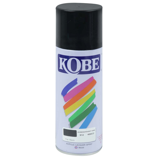 KOBE Spray Paint Flat Black 912