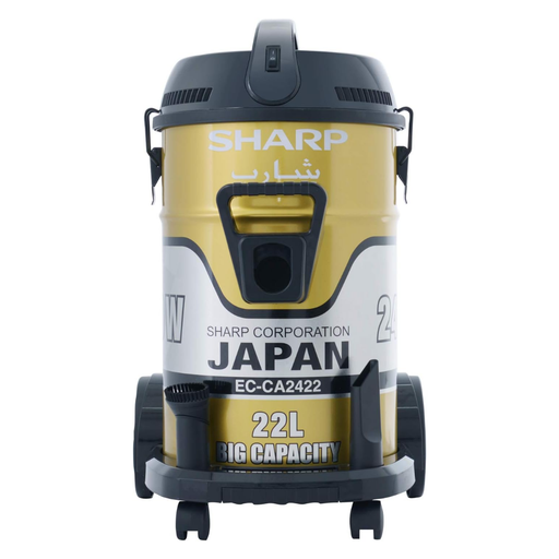 [EC-CA2422-Z] SHARP Barrel Canister Dry Gold Vacuum Cleaner 2400W