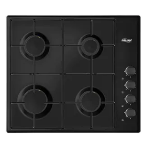 [H6400B] PACIFIC Stainless Steel Finish Built-In Gas Hob 60cm