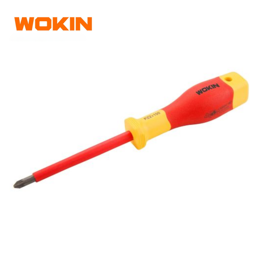 [W561702] WOKIN Insulated Pozi Screwdriver PZ2*100mm