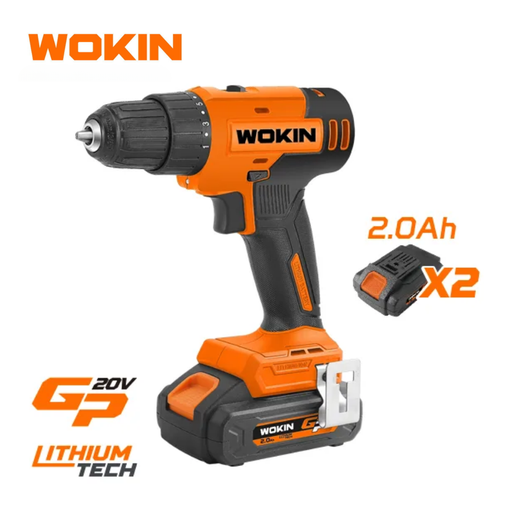 [W620160] WOKIN LI-Ion Cordless Impact Drill 20V