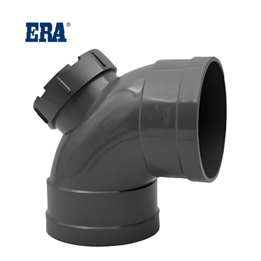 [0] ERA PVC Drainage Fitting 90° Elbow NP With Clean Out 50 mm