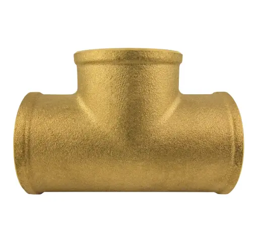 EASYFIT Threaded Brass Fitting Tee 1/2''