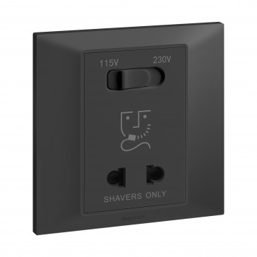 [617708] LEGRAND Belanko™ S Anthracite Shaver Socket