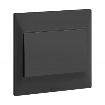 [617709] LEGRAND Belanko™ S Anthracite Switch 1g Int 16a Large Rocket