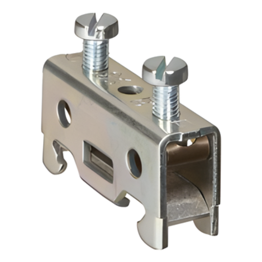 [037176] LEGRAND Protection conductor terminal block, screw connection, 1 connection 1entry/1outlet, Cross-section 35mm² - green/yellow