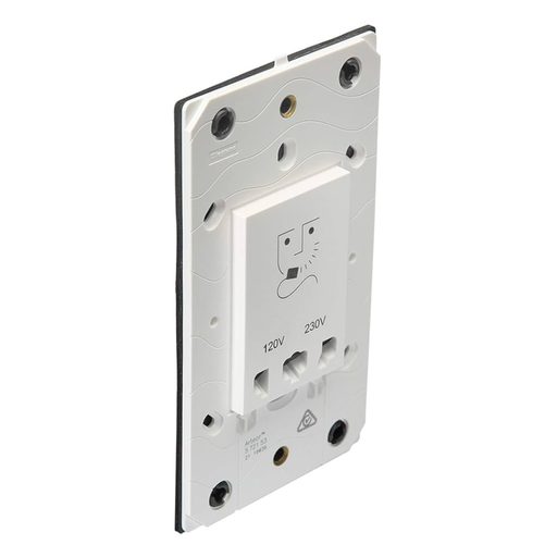 [572153] LEGRAND Arteor™ White Shaver Socket 230/120V