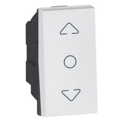 [572202] LEGRAND Arteor™ White Curtain Switch Center Off 1mod