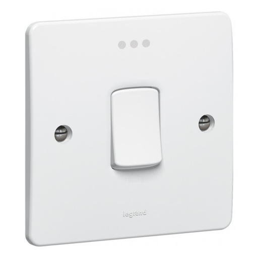 [730012] LEGRAND Synergy™ Switch DP 20a + Neon Marked W.Heater White