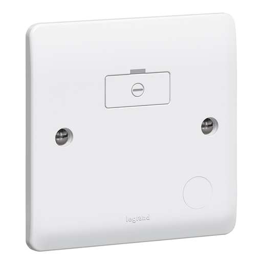 [730032] LEGRAND Synergy™ Fused connection unit - unswitched + cord outlet - White