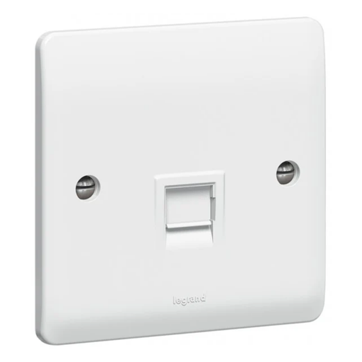 [730054] LEGRAND Synergy™ Telephone socket - RJ 11/RJ 12 - single - White