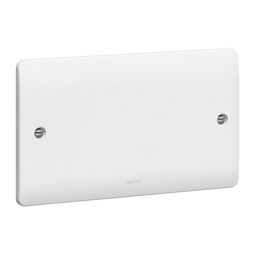 [730096] LEGRAND Synergy™ Blank Plate 2g White
